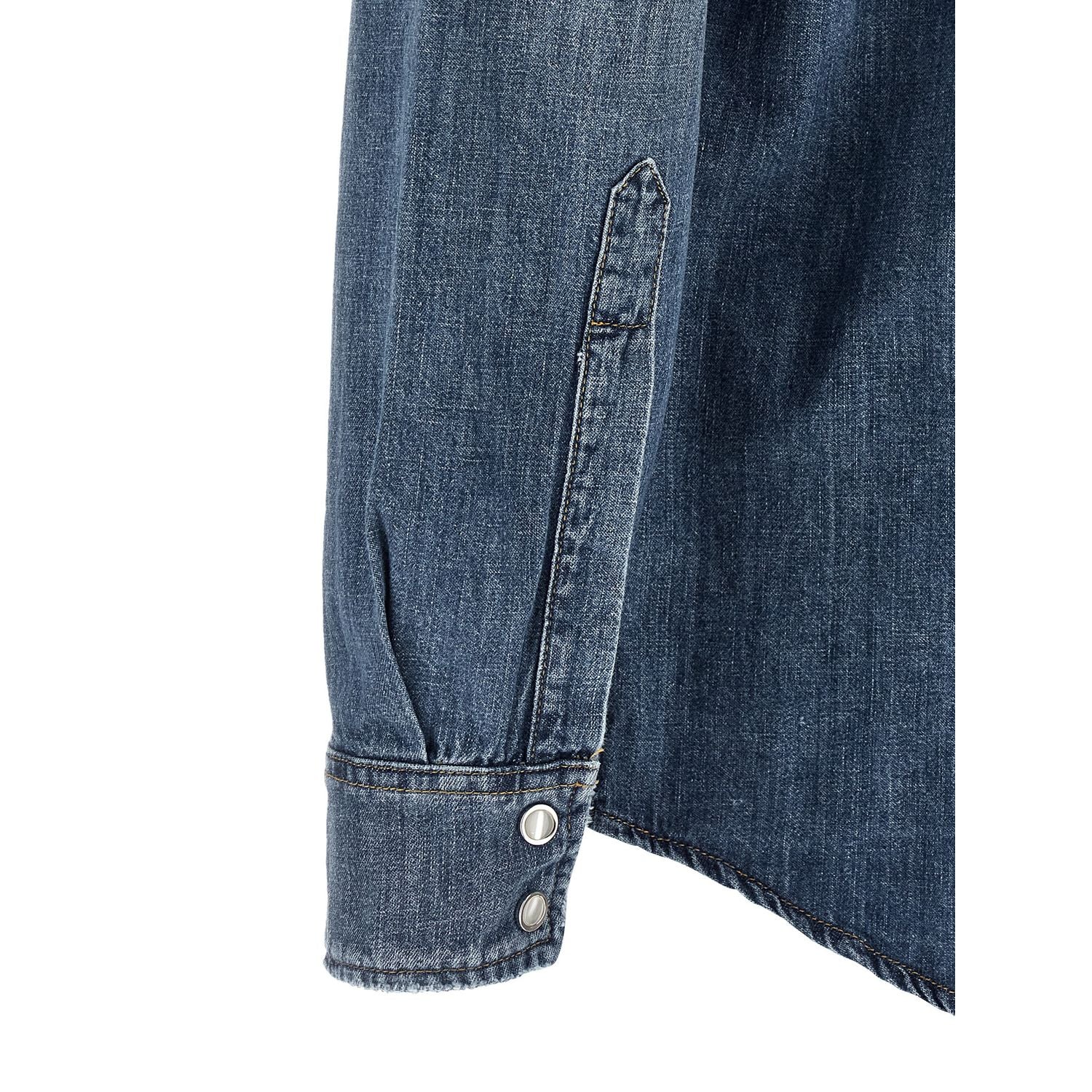 Department 5 Blue Cotton Blouse