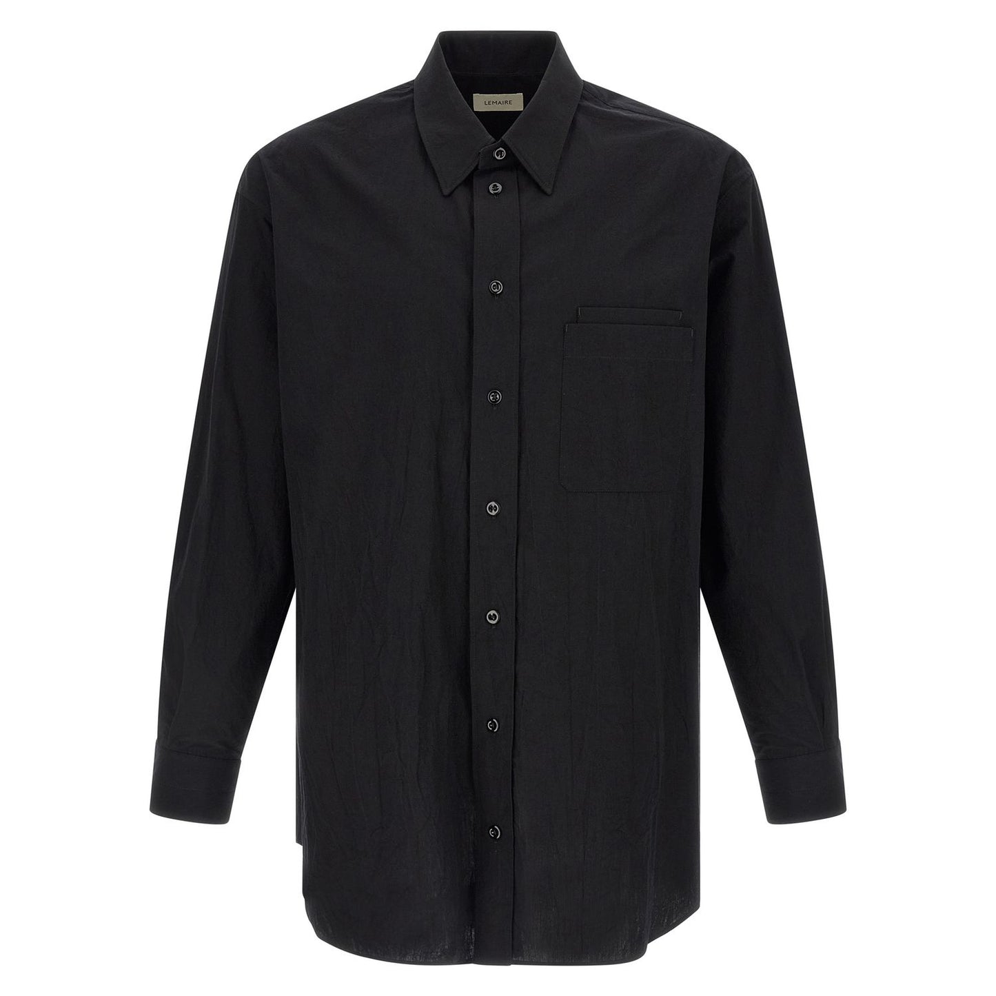 Lemaire Black Cotton Blouse