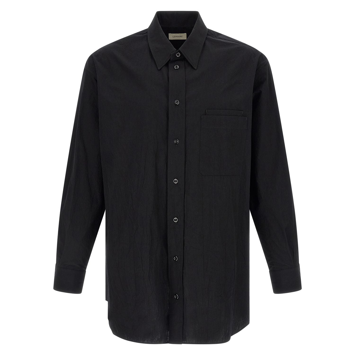 Lemaire Black Cotton Blouse