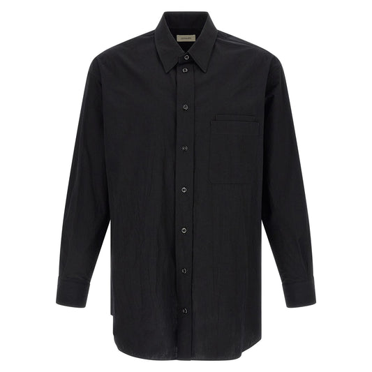 Lemaire Black Cotton Blouse