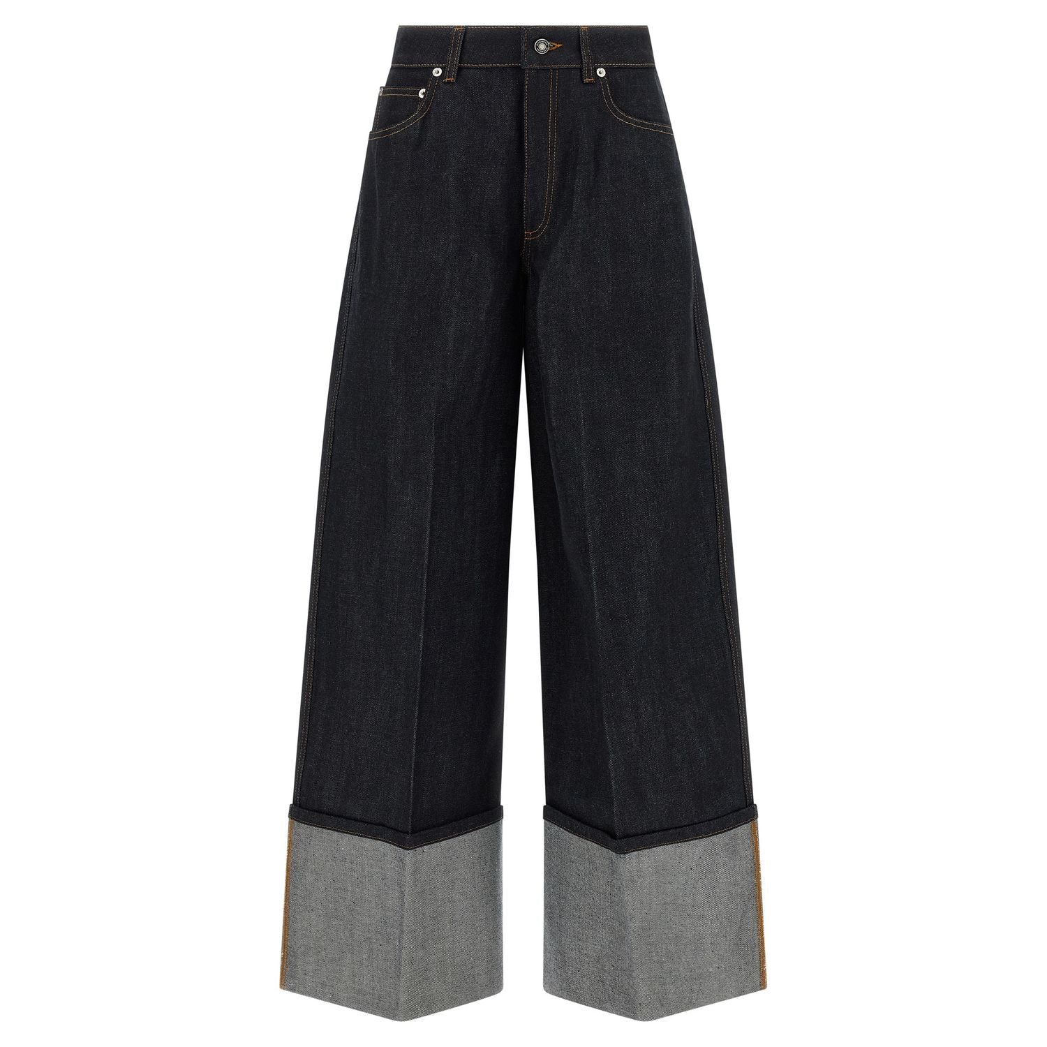 Givenchy Blue Cotton Flared Jeans