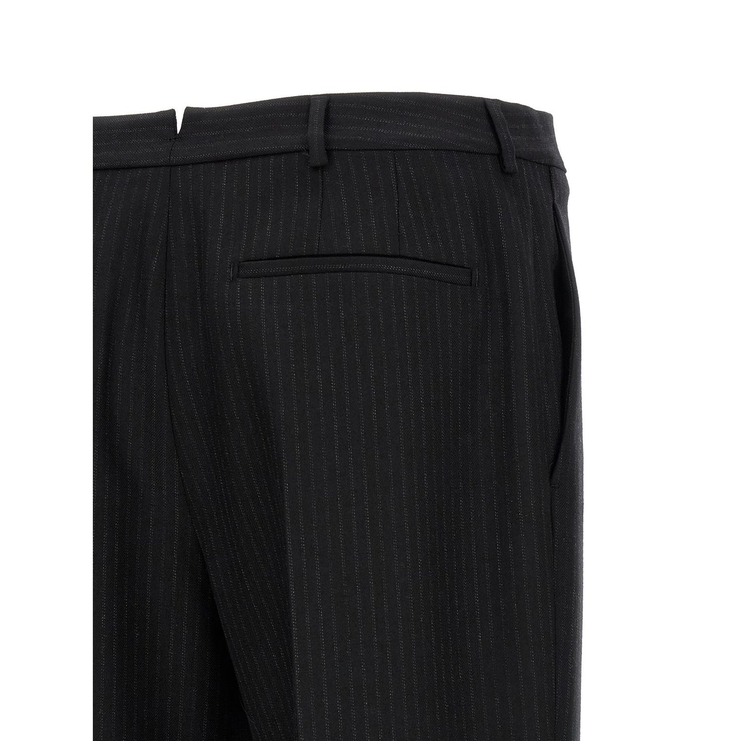 Saint Laurent Black Wool Dress Pants