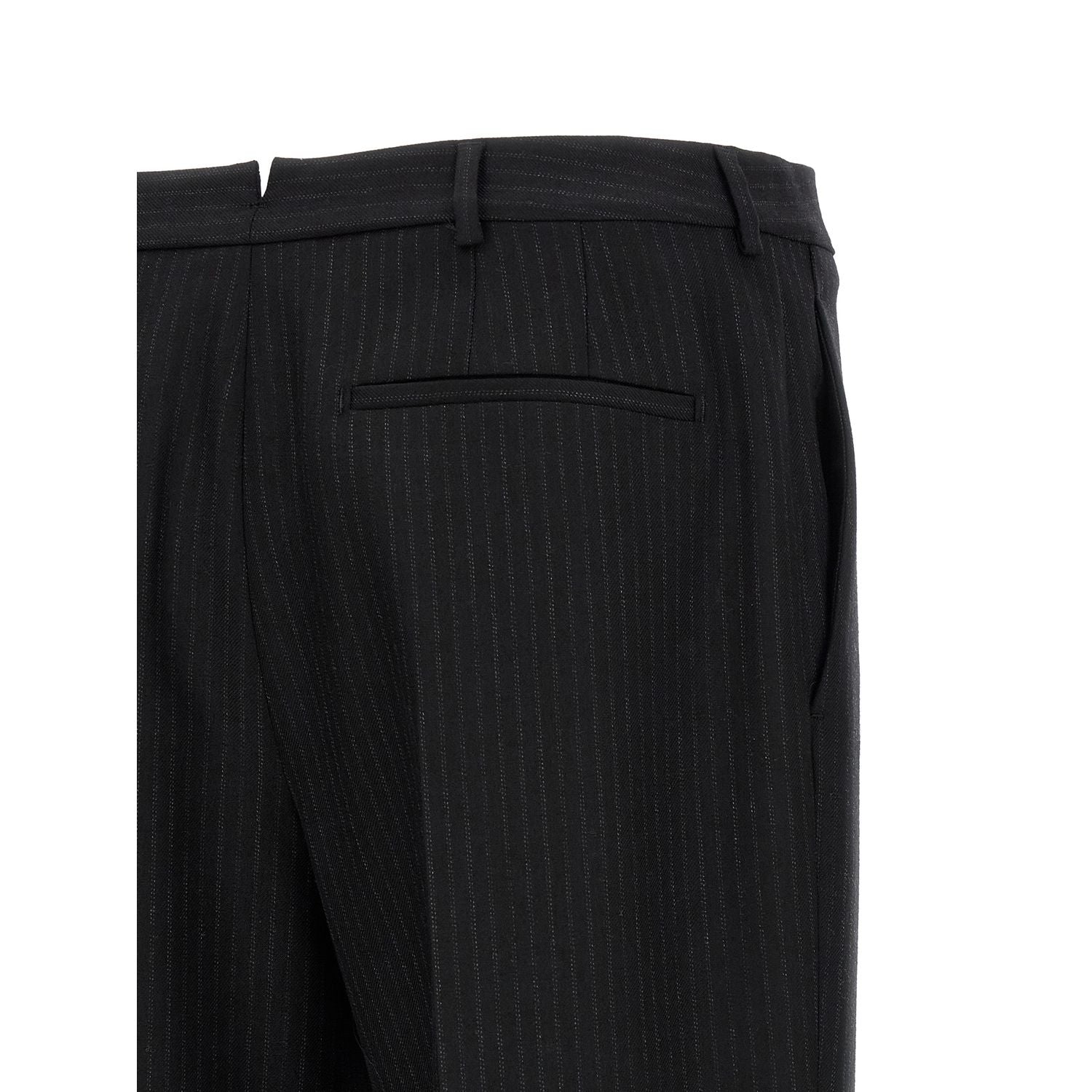 Saint Laurent Black Wool Dress Pants