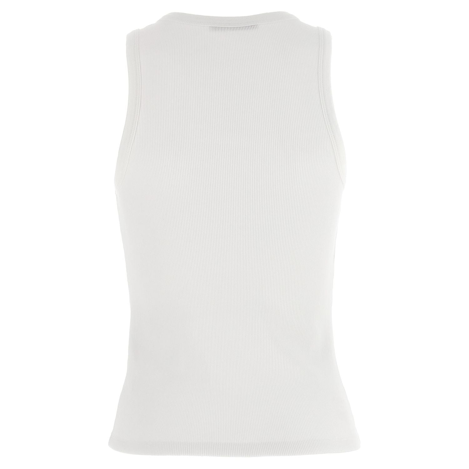 Givenchy White Cotton Sleeveles T-Shirt