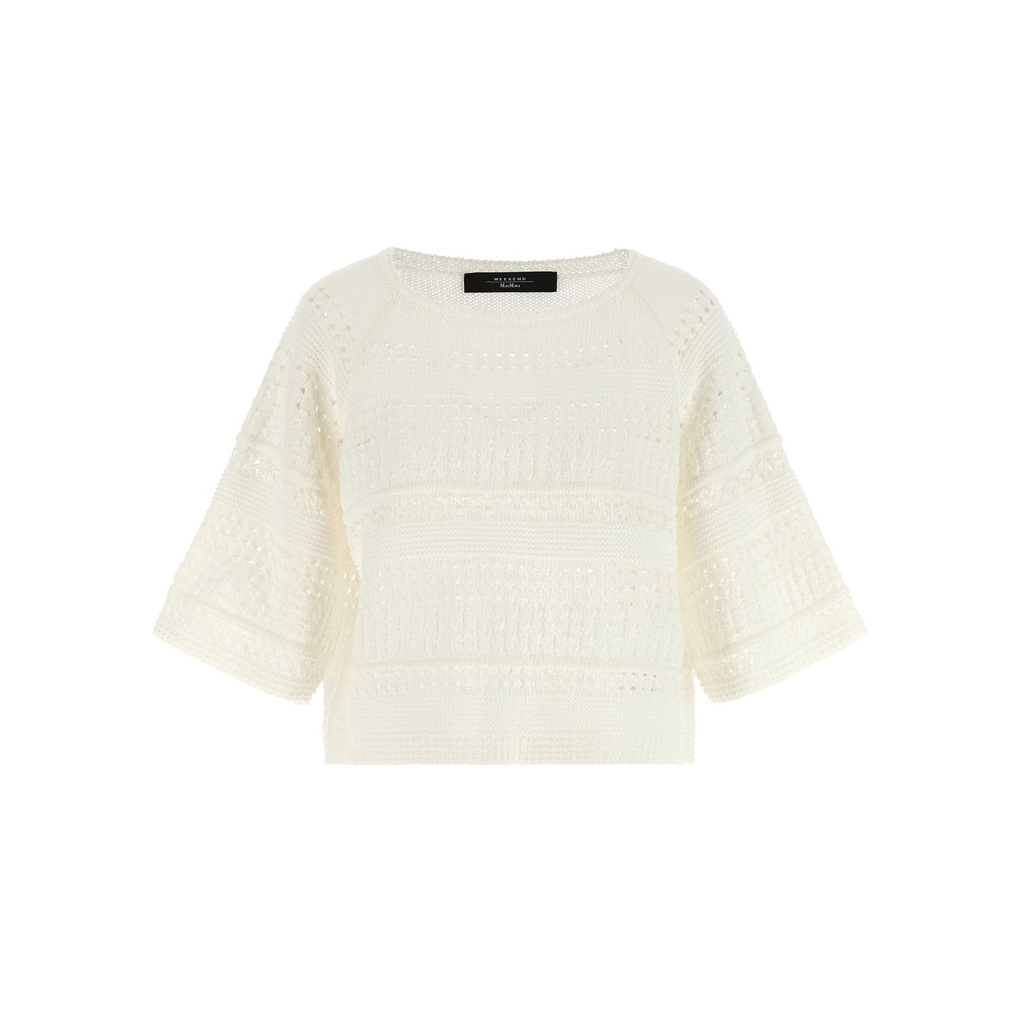 Max Mara White Cotton Cardigan