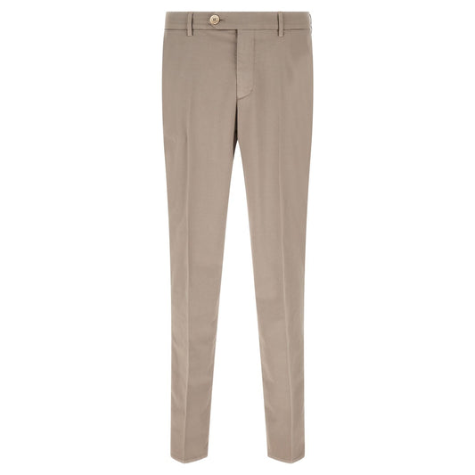 Brunello Cucinelli Beige Cotton Casual Pants