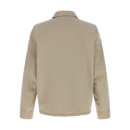Brunello Cucinelli Gray Polyester Full-Length Jacket