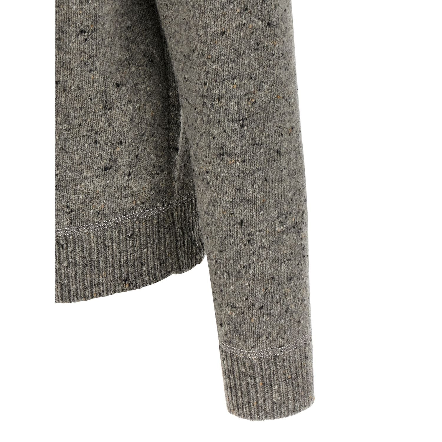 Dsquared² Gray Wool Cardigan