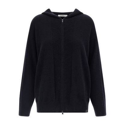 Max Mara Blue Cashmere Cardigan