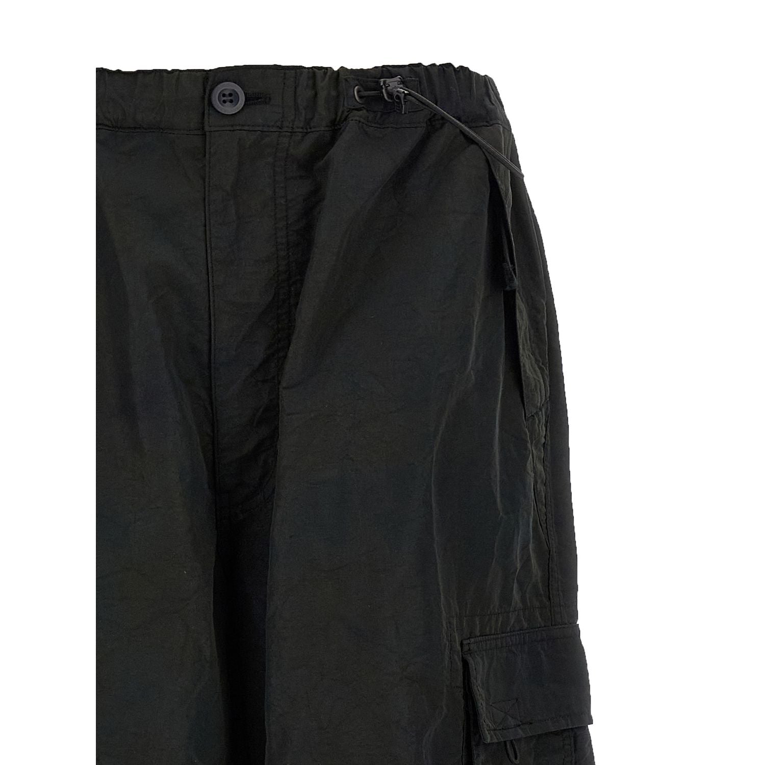 Comme Des Garçons Black Nylon Cargo Pants