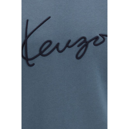 Kenzo Blue Cotton Sweatshirt