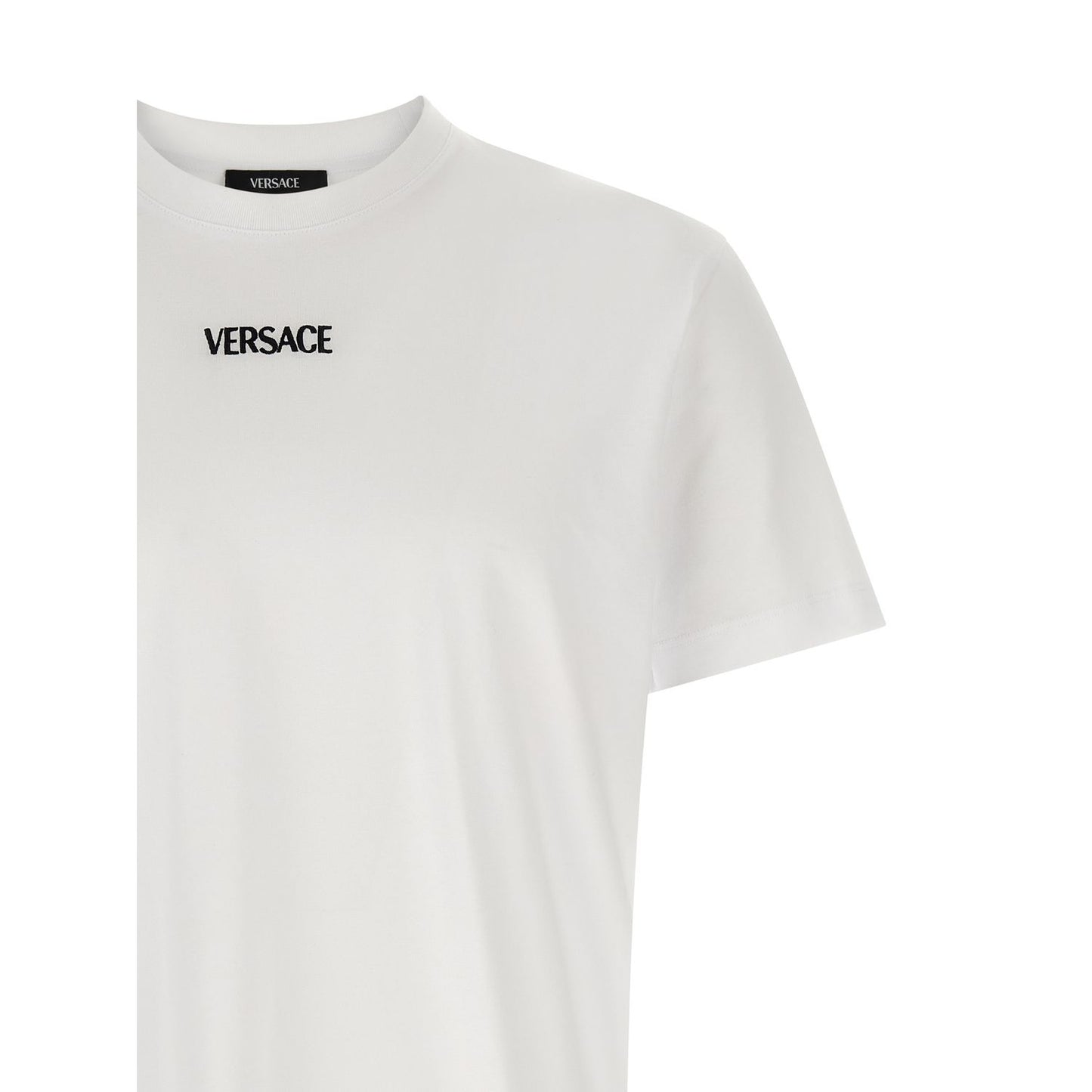 Versace White Cotton T-Shirt