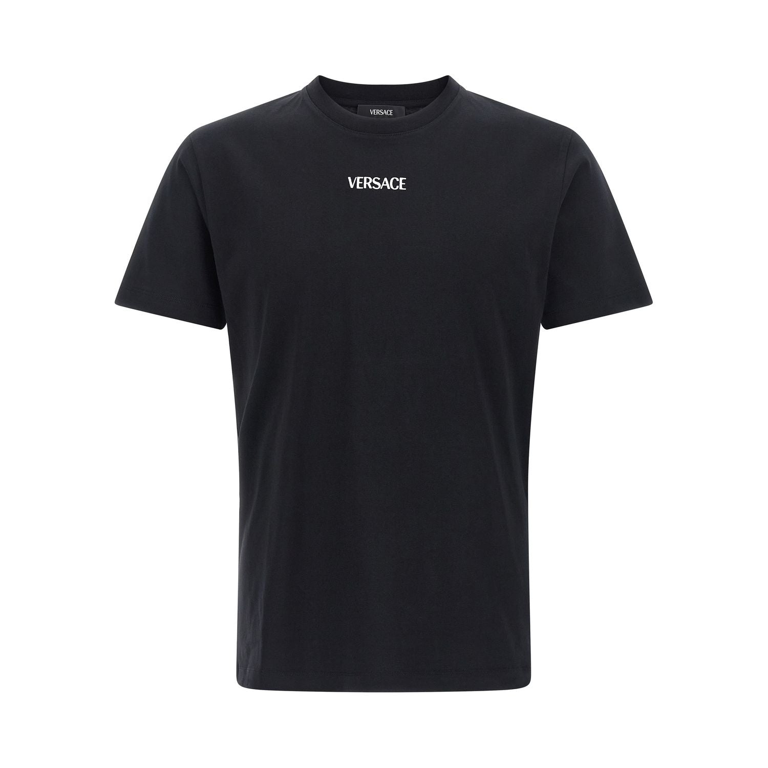 Versace Black Cotton T-Shirt