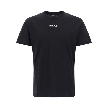 Versace Black Cotton T-Shirt