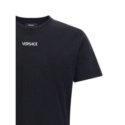 Versace Black Cotton T-Shirt