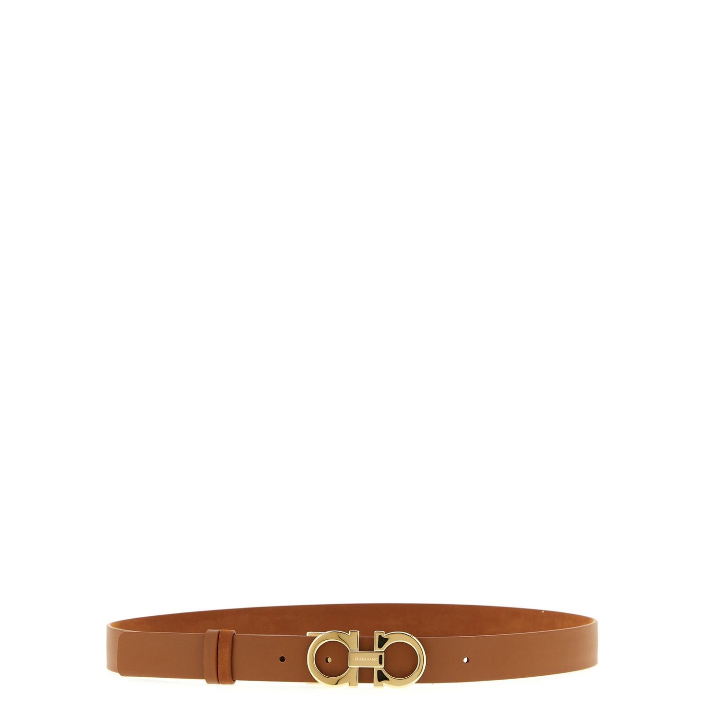Ferragamo Brown Calfskin Regular Belt