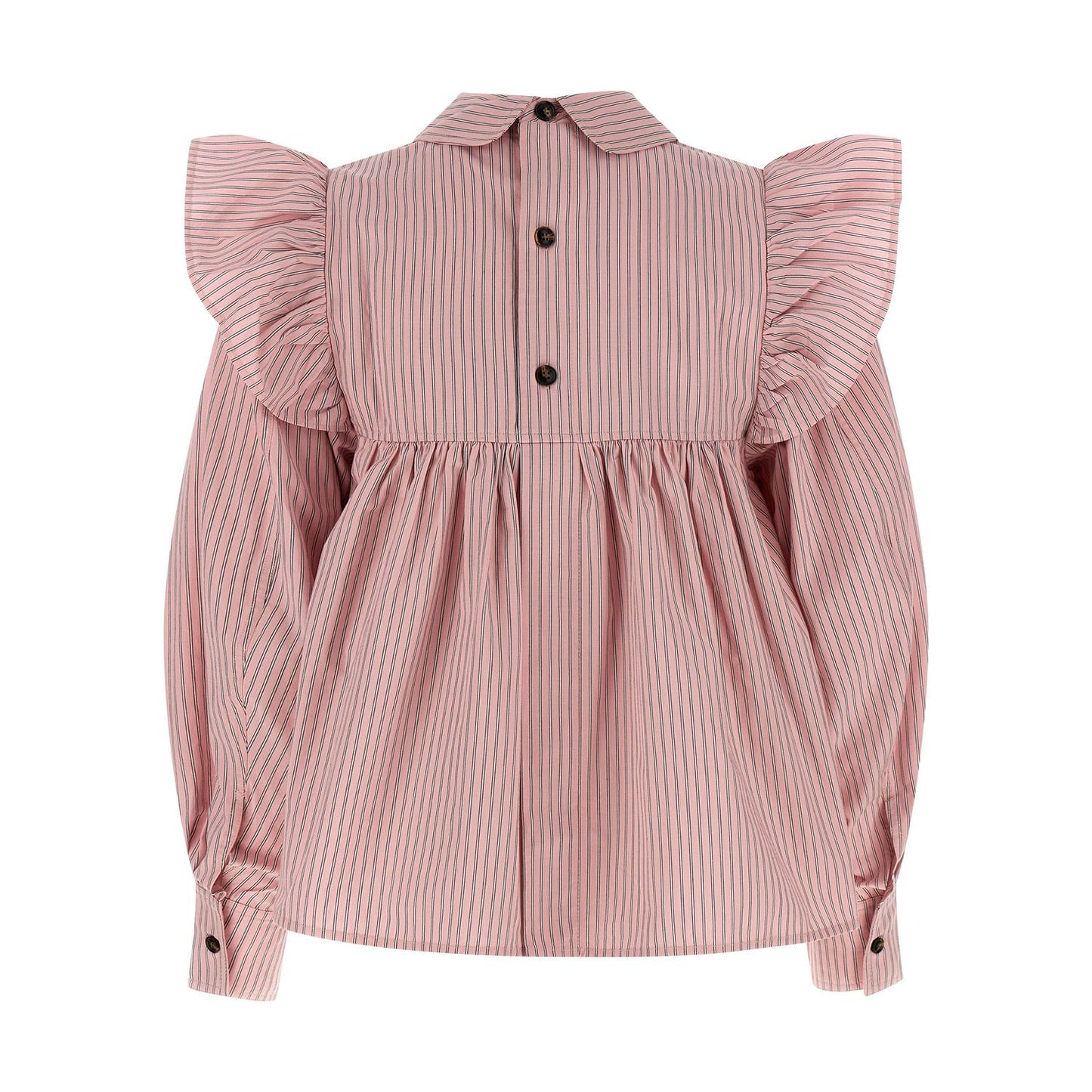 Ganni Multicolor Organic Cotton Blouse