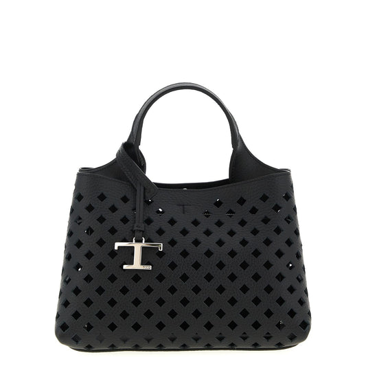 Tod's Black Calfskin Handbag