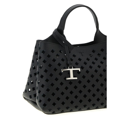 Tod's Black Calfskin Handbag