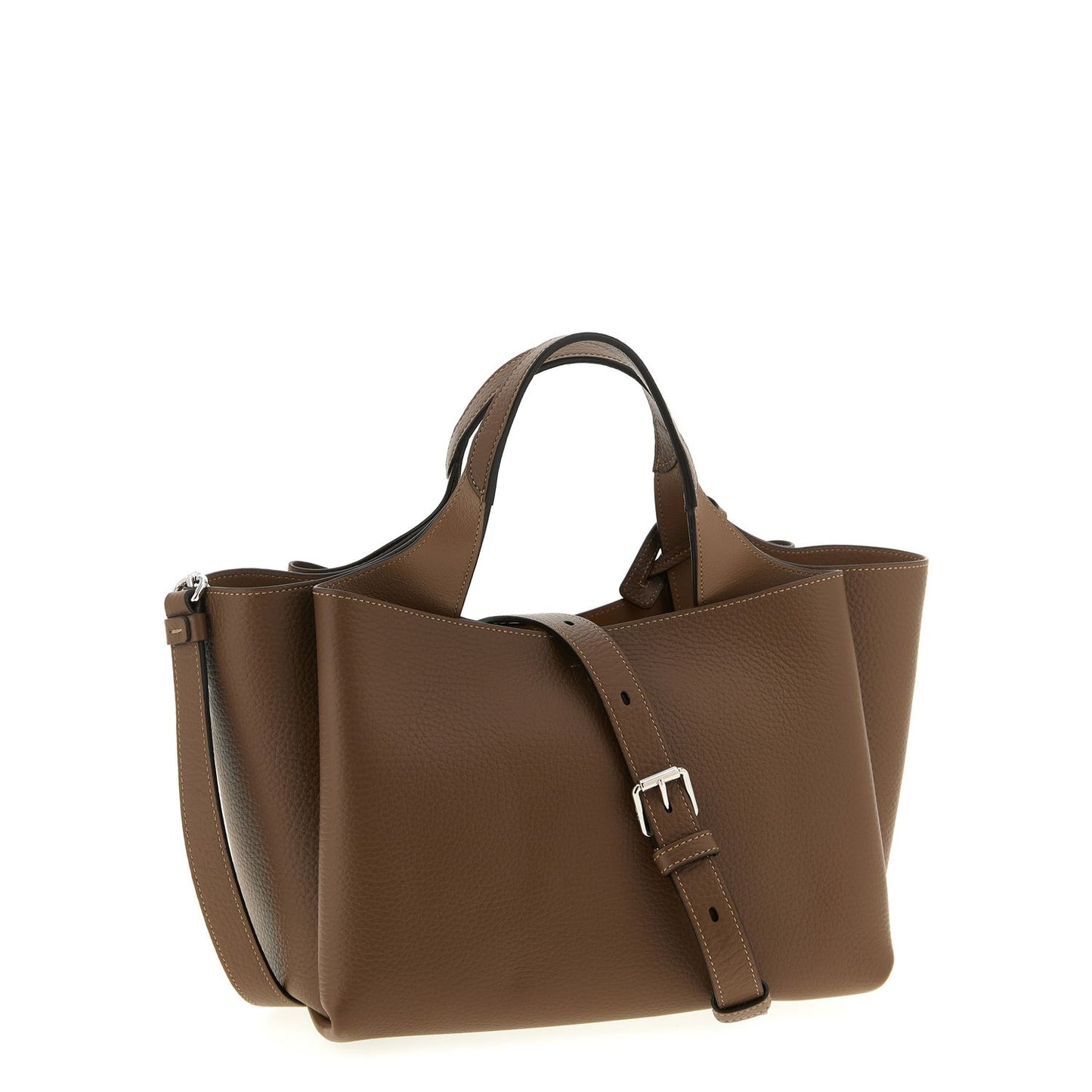 Tod's Brown Calfskin Handbag