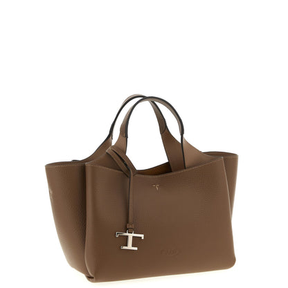 Tod's Brown Calfskin Handbag