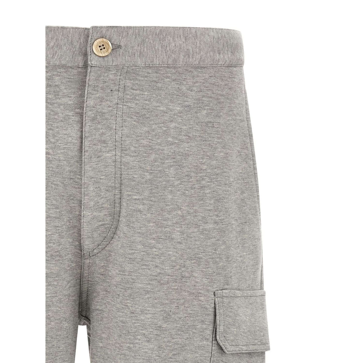 Brunello Cucinelli Gray Cotton Bermuda Shorts