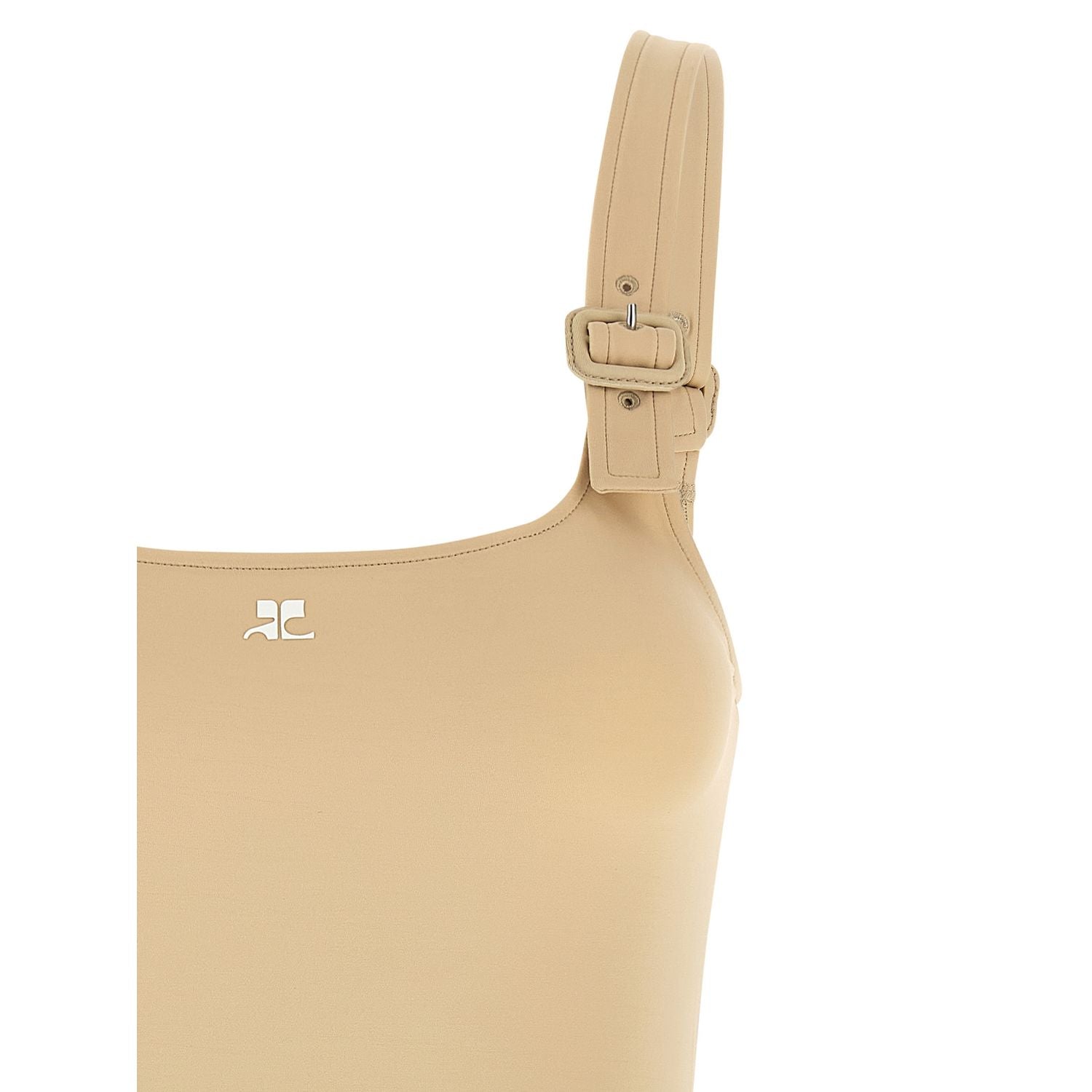 Courrèges Beige Polyamide Bodysuit