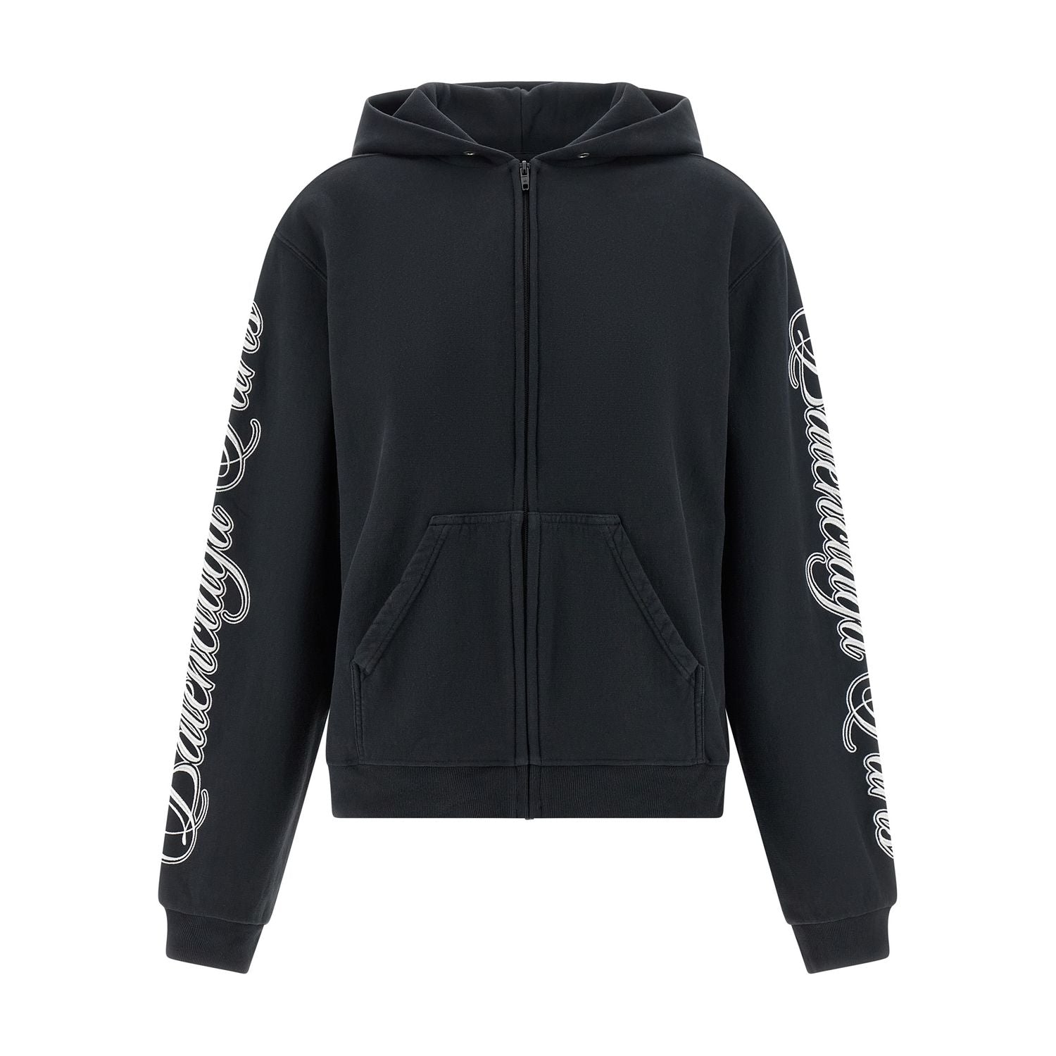Balenciaga Black Cotton Sweatshirt