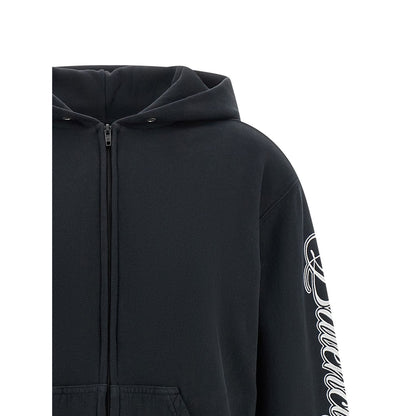 Balenciaga Black Cotton Sweatshirt
