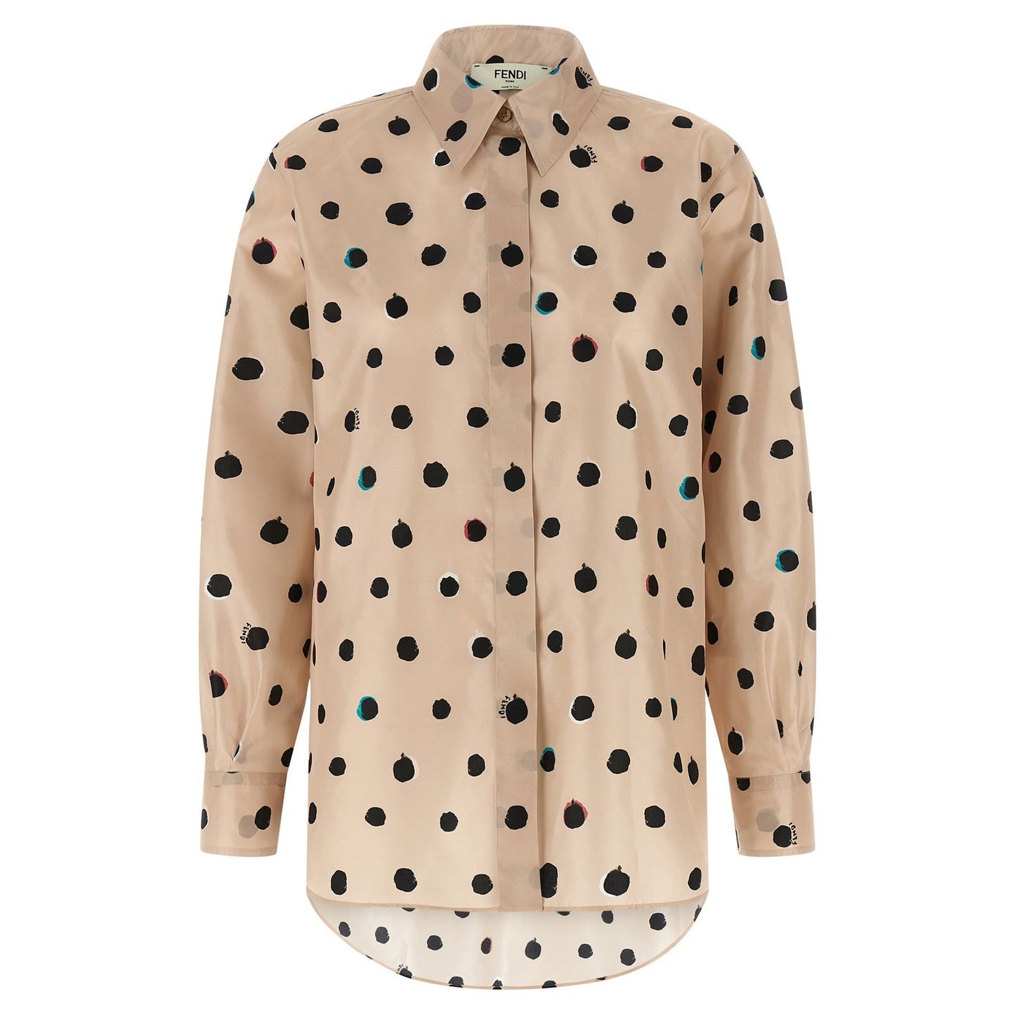 Fendi Multicolor Silk Blouse