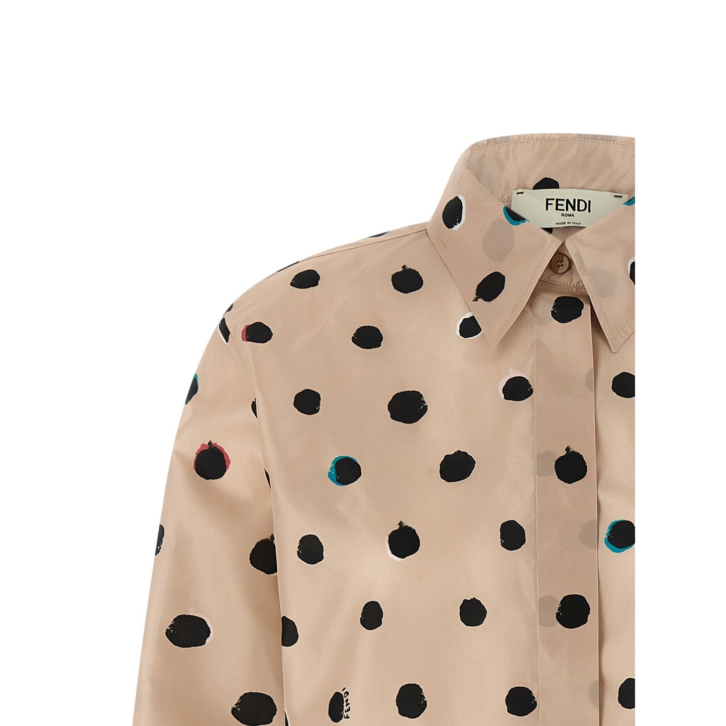 Fendi Multicolor Silk Blouse