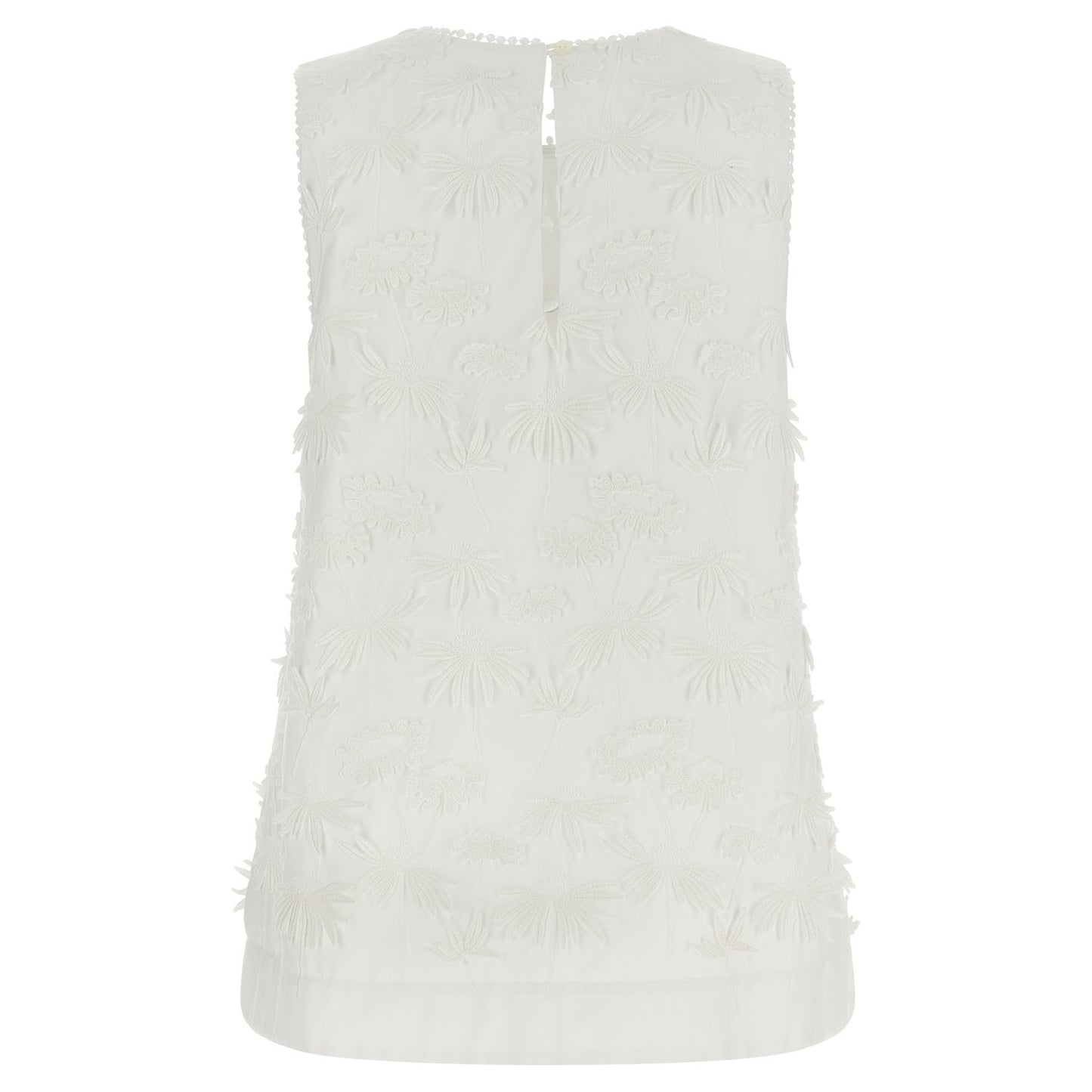 P.A.R.O.S.H. White Cotton Blouse