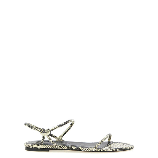 Staud Bicolor Cowhide Flat Sandals