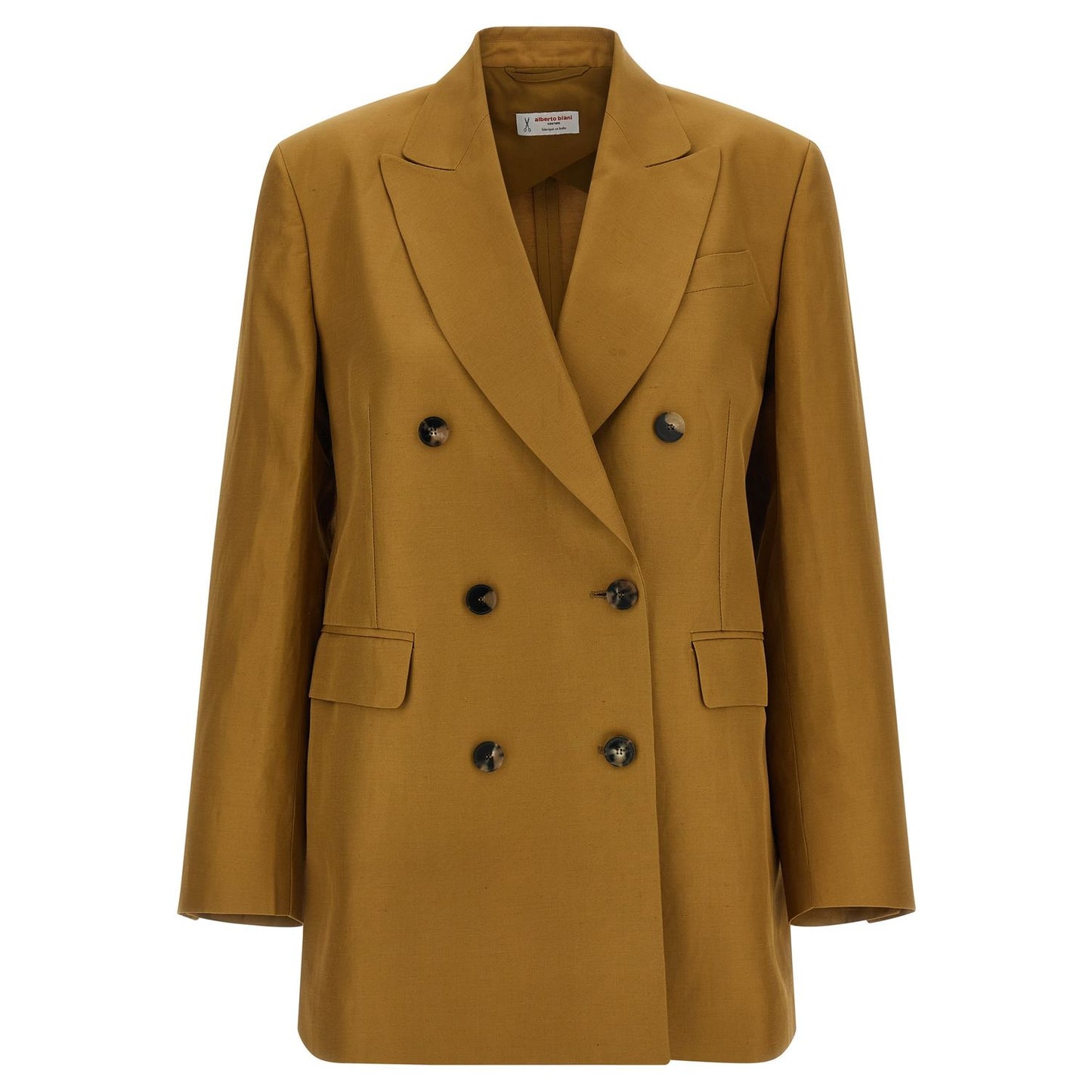 Alberto Biani Brown Viscose Blazer