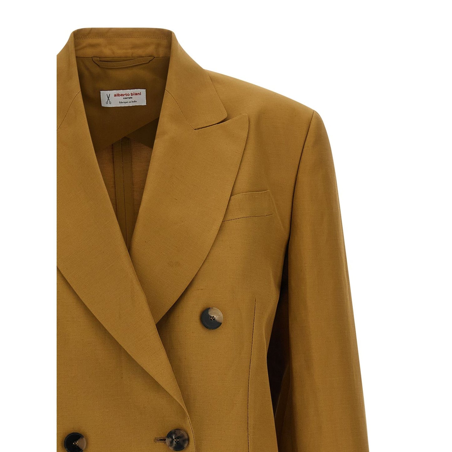 Alberto Biani Brown Viscose Blazer
