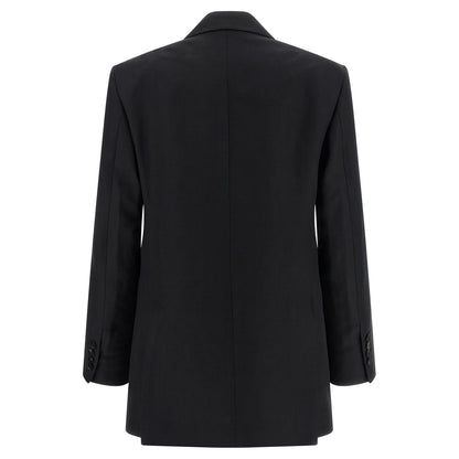Alberto Biani Black Viscose Blazer