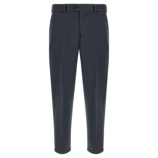 PT Torino Blue Linen Pants