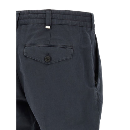 PT Torino Blue Linen Pants