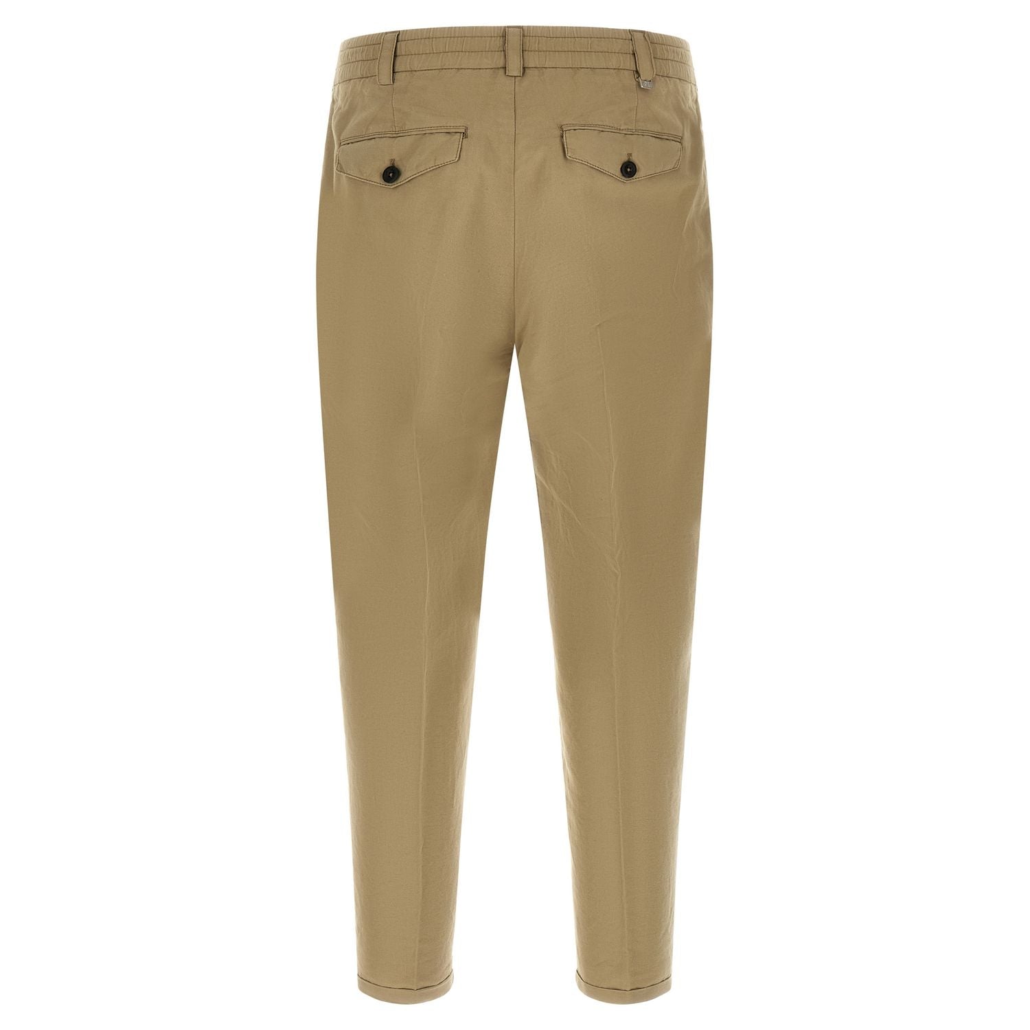 PT Torino Beige Linen Casual Pants
