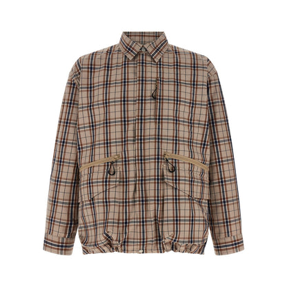 Comme Des Garçons Beige Cotton Full-Length Jacket