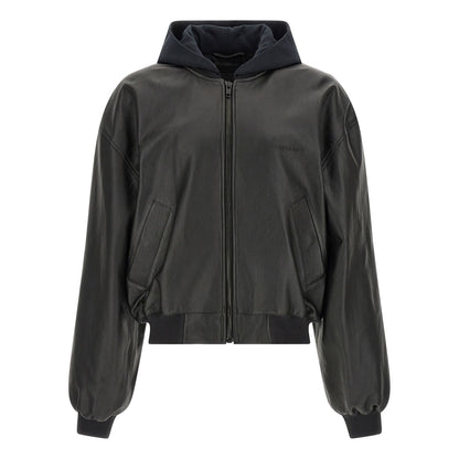 Balenciaga Black Lamb Leather Leather Jacket
