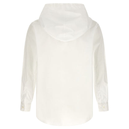 Comme Des Garçons White Cotton Blouse
