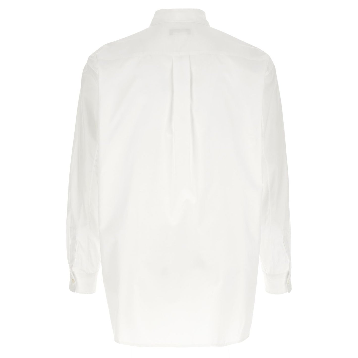 Comme Des Garçons White Cotton Blouse