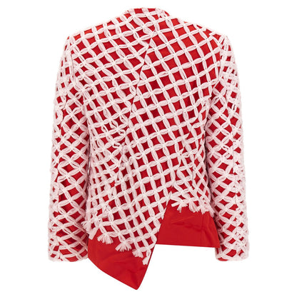 Comme Des Garçons Multicolor Polyester Blazer