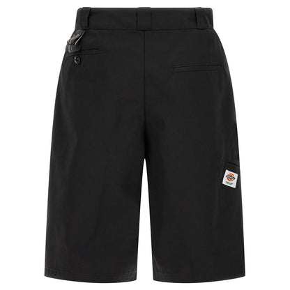 Undercover Black Polyester Bermuda Shorts