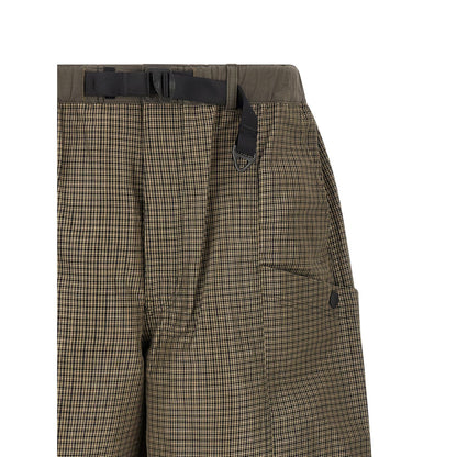 Comme Des Garçons Bicolor Linen Bermuda Shorts