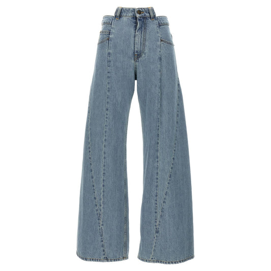 Maison Margiela Blue Cotton Jeans Denim