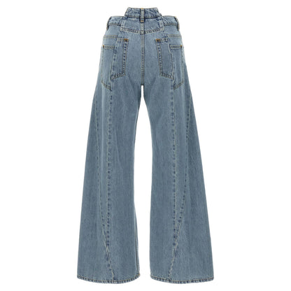 Maison Margiela Blue Cotton Jeans Denim