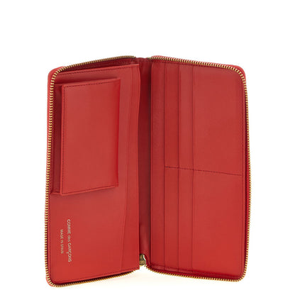 Comme Des Garçons Multicolor Calfskin Wallet
