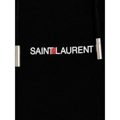 Saint Laurent Black Cotton Sweatshirt